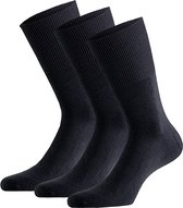 Apollo - Modal antipress sokken - Midden Grijs - Maat 39/42 - Diabetes sokken - Naadloze sokken - Diabetes sokken dames - Diabetes sokken heren - Sokken zonder elastiek