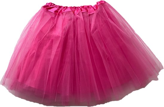 Tutu – Dames – Petticoat – Tule Rokje – Roze – 4 lagen – Maat 34-38 - Niet Doorschijnend – Carnaval – Ballet – Musical – Festival