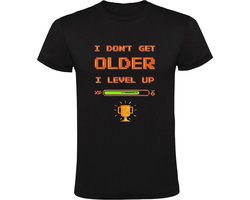I don't get older i lvl up Heren T-shirt | Joystick | Controller | Game Console | Computerspel | Game Computer | Videogame | Videospel