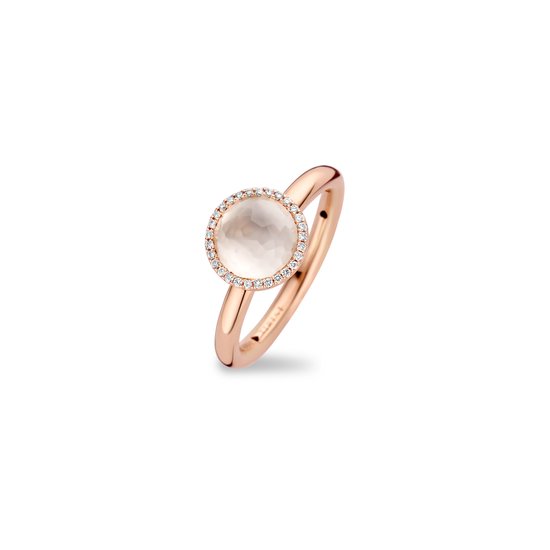T-Jewelry – roségouden ring 18karaat – diamant - TR9719WQP - kleursteen - sale Juwelier Verlinden St. Hubert - van €1395,= voor €1149,=
