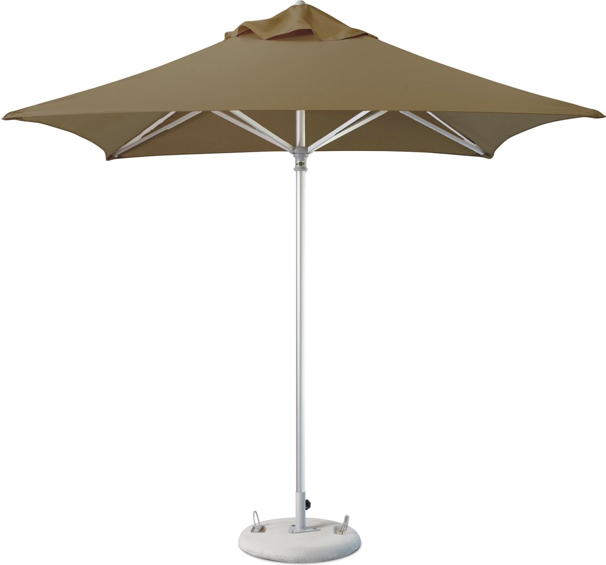 Cape Umbrellas Automatische Parasol 250x250cm Khaki