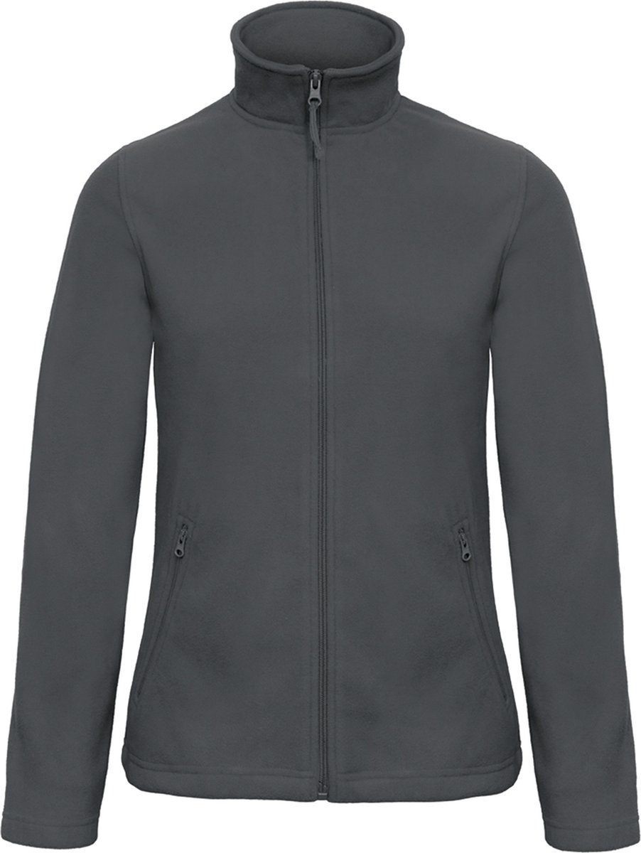 Fleecevest 'ID.501 Micro Fleece Full Zip' Dames Maat M Donkergrijs
