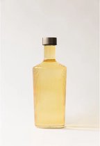 Paveau fles met schroefdop geel