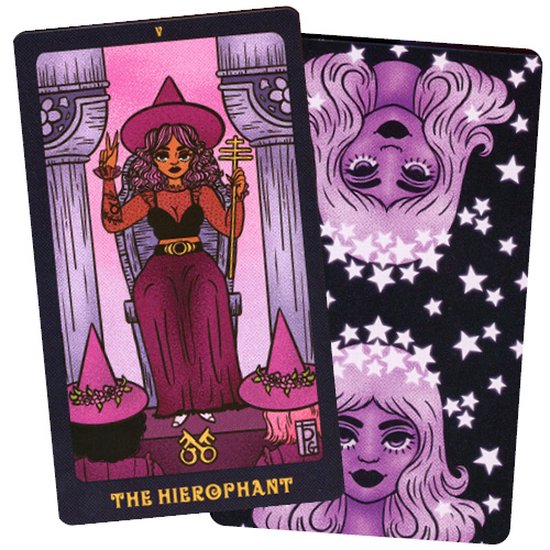 Thumbnail van een extra afbeelding van het spel The Pulp Girls Tarot Deck