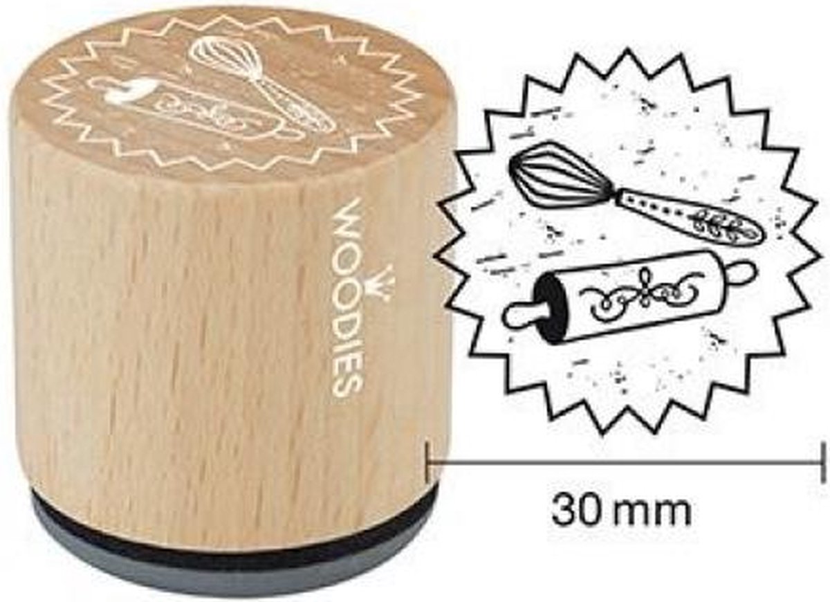 Whisk Rubber Stamp (W26003) (DISCONTINUED)