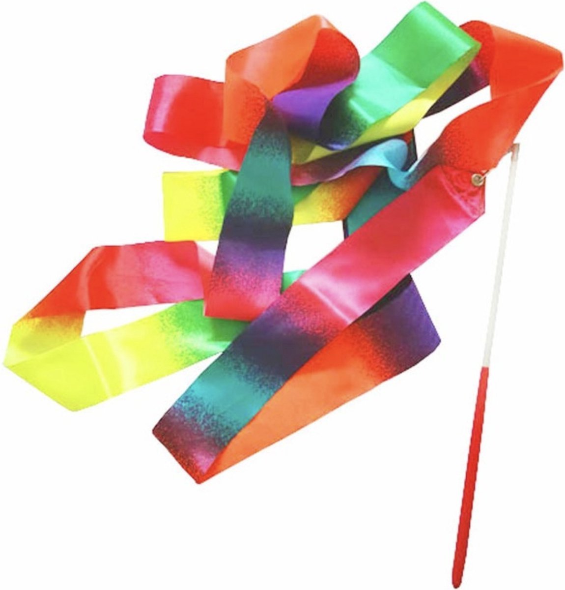 Hiden - Gymnastiek Lint - Lint dansen - Kinderen - Sport - Hobby - Regenboog kleuren