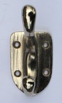 Kapstokhaak, "Shield", gietijzer - zilver