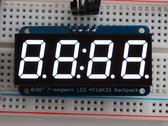 0.56 inch 4-Digit 7-Segment Display w/I2C Backpack Wit adafruit 1002