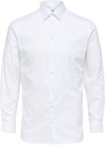SELECTED HOMME SLHSLIMETHAN SHIRT LS CLASSIC B NOOS Heren Overhemd - Maat M