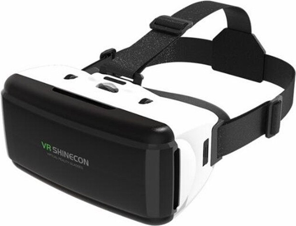 VR bril – Virtual reality bril – Virtual reality brillen – Vr brillen – Draadloos – Android & IOS – Wit – Model 3