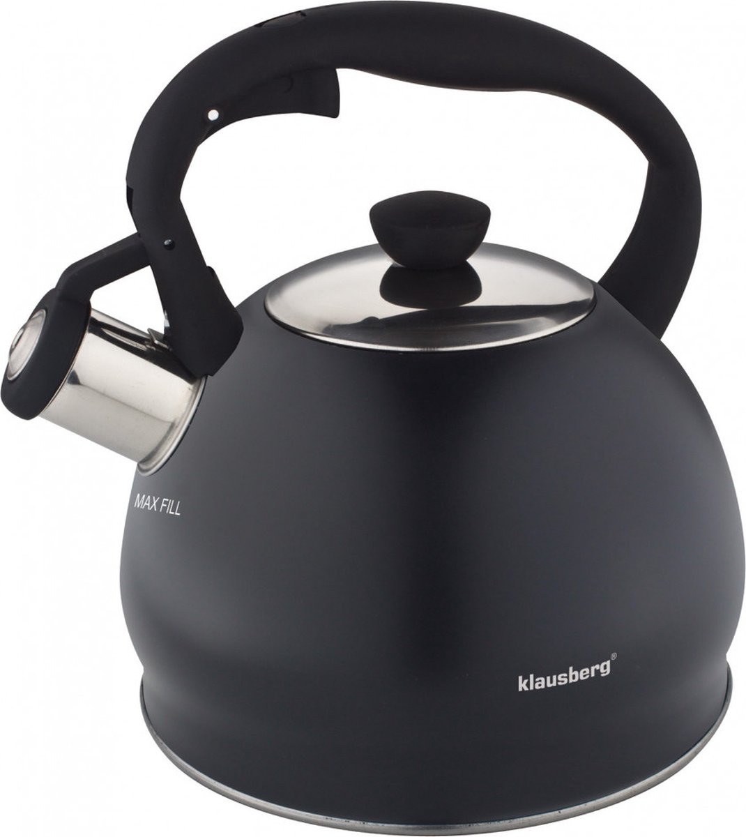 Klausberg KB-7285 fluitketel - 2,8L - rvs - alle warmtebronnen