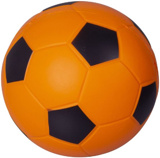Ballon de foot intérieur en mousse, Mousse souple lestée, Oranje