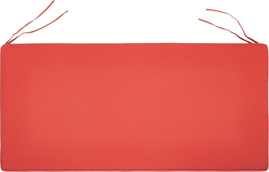 VIVARA - Zitkussen - Rood - 112 x 54 cm - Polyester