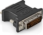 Fiche adaptateur VGA vers DVI - Analogique - 24+1 Pin - Allteq