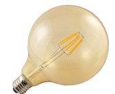 Retro Filament LED-lamp Bol Large E27 G125 4W 320Lm 2000K Vintage Amber