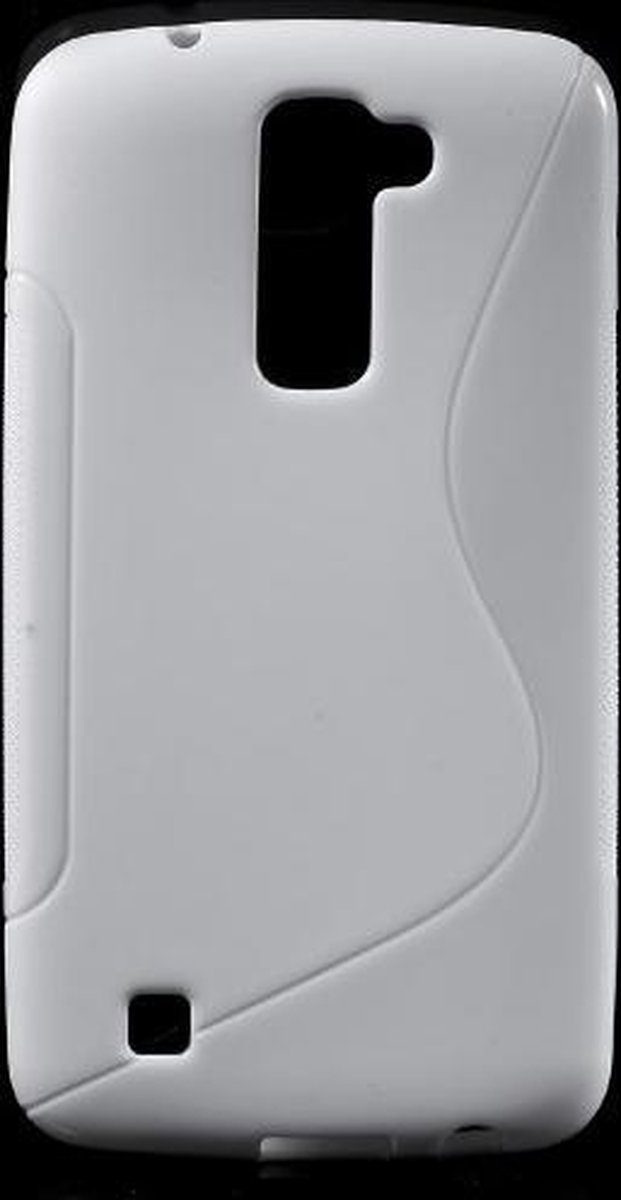 Comutter silicone case hoesje Geschikt voor: wit LG K10