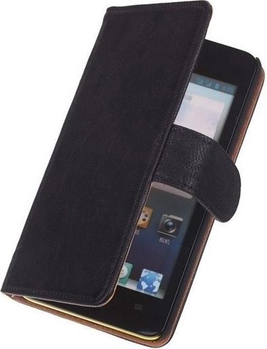 Wardianzaak Overtreden tot nu LELYCASE Sony Xperia T3 Luxe Echt Lederen Book Wallet Hoesje Zwart | bol.com