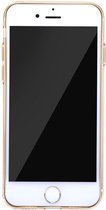 tpu softcase iphone 7 plus 8 plus transparant goud