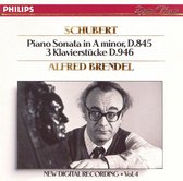 Schubert: Piano Sonata D 845, 3 Klavierstucke D 946/ Brendel