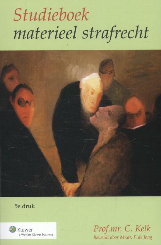 Studieboek materieel strafrecht - cover