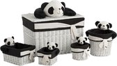 Set van 5 manden - Panda Design - J-line