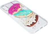Donuts siliconen hoesje Geschikt voor iPhone XS/ X