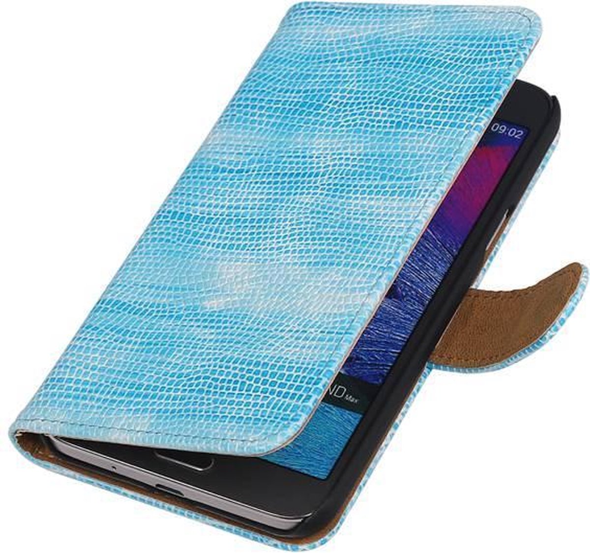 Samsung Galaxy Grand Max Bookstyle Wallet Hoesje Mini Slang Blauw - Cover Case Hoes