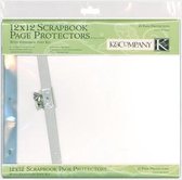 K&Company - Post Bound Page Protector Refills 12"X12" 10/Pkg (K12DPAGE)