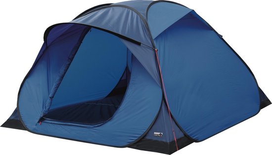 High Peak Hyperdome 3 - Pop-up Tent - 3-Persoons - Blauw | bol.com