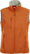 Craft Basic Softshell ds bodywarmer diep oranje l