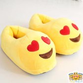 Hartjesogen Emoji Sloffen - Prachtig geborduurde Whatsapp Emoji pantoffels