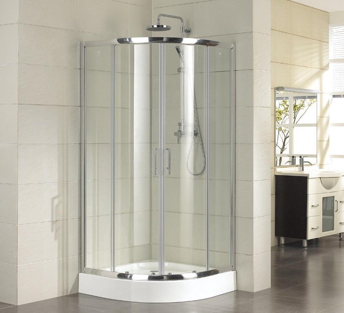 Saniclass Neptune 2142 douchecabine Douche Inclusief lage douchebak