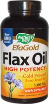 Nature's Way EFA Gold hoge potentie vlas olie 1300 mg - 200 gelcapsules  - Visolie - Voedingssupplement