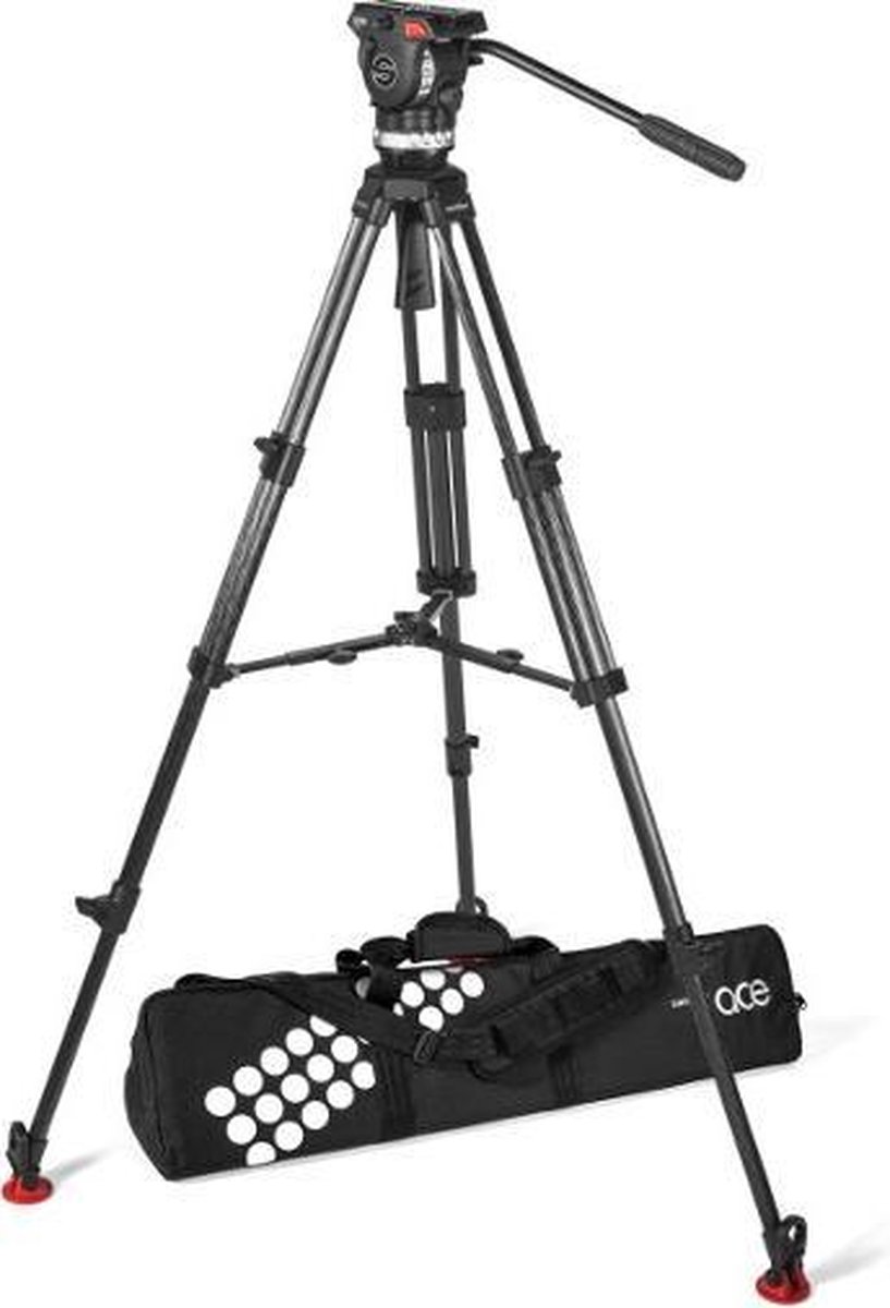 Sachtler System Ace XL MS CF tripod Digitaal/filmcamera 3 poot/poten Zwart