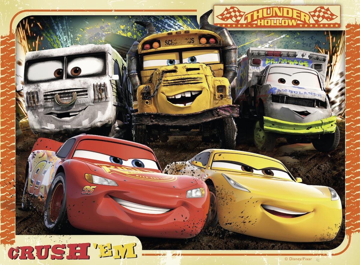 Ravensburgerpuzzel Disney Cars 3 Let's race! - 12+16+20+24 stukjes — afbeelding 11