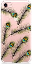iPhone 7 Hoesje Peacock Feathers - Designed by Cazy