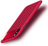 PC Mesh Hardcase iPhone X - Rood