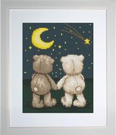 Luca-S Broderie Borduurpakket Bruno beer en Bianca sterren kijken B1091