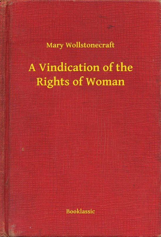 A Vindication of the Rights of Woman - cover