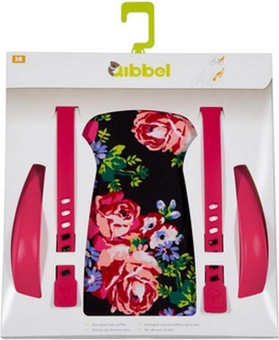 Duodeel qibbel stylingset luxe blossom roses black achter - ZWART - Qibbel