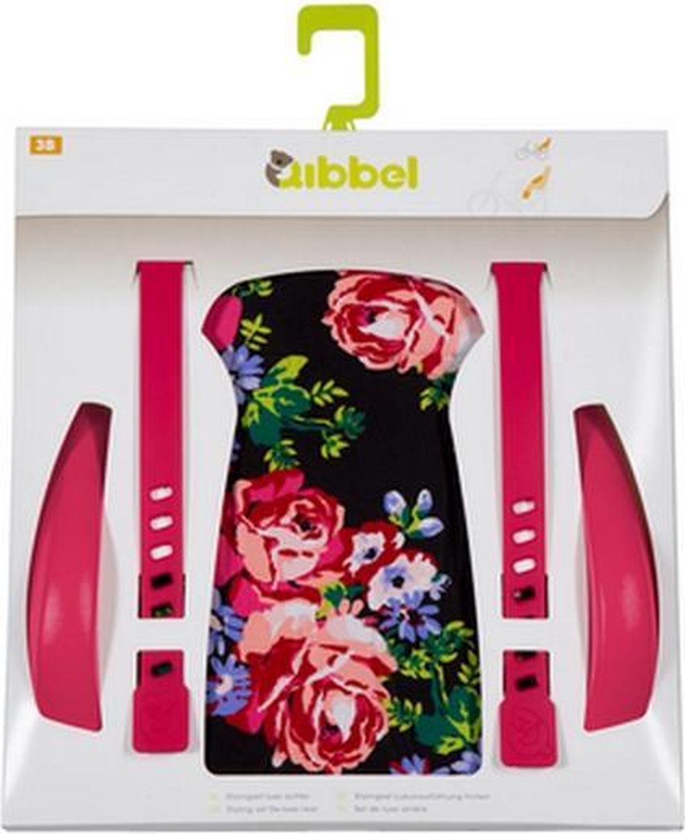 Widek - Qibbel Luxe Stylingset voor Achterzitje - Blossom Roses Zwart - Qibbel