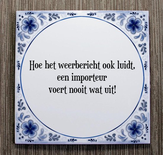 Tegeltje met Spreuk (Tegeltjeswijsheid) Hoe het