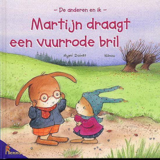 Cover van het boek 'Martijn draagt een vuurrode bril n02334'