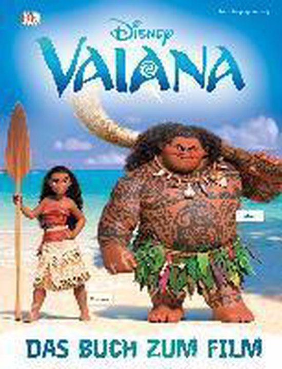 Disney Vaiana: Het boek van de film. Met Vaiana en Maui op het strand.