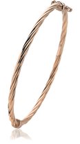 ZINZI zilveren slavenarmband rosé verguld 3mm breed 60mm diameter ZIA1037R