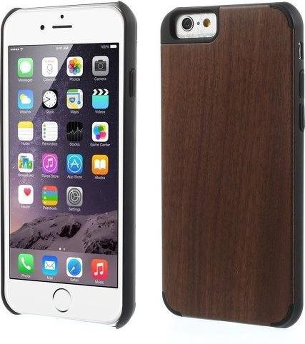 houten hardcase iphone 6 s ebben