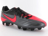 Nike - T90 Laser IV FG - Voetbalschoenen Nike - 40,5 - DonkerGrijs/Roze/Zwart