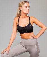 Marrald Padded Cross Sports Bra | Zwart Sportbh Sportbeha BH - maat S