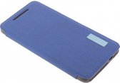 Rock Elegant Side Flip Case Lake Blue HTC One