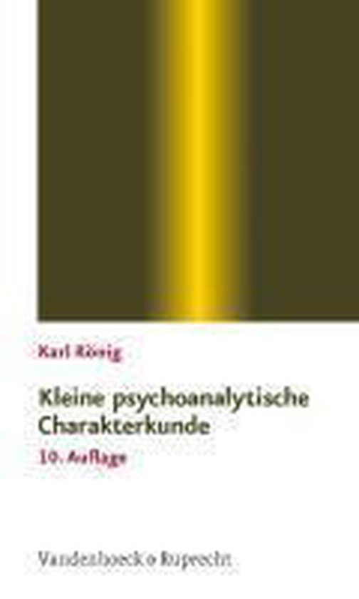 Kleine psychoanalytische Charakterkunde - cover